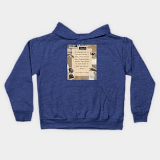 Charles Darwin quote: if I had to live my life again, I would have made a rule to read some poetry and listen to some music at least once every week Kids Hoodie